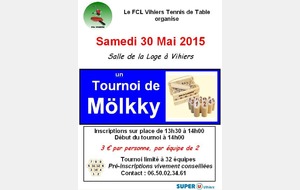 Tournoi de Mölkky : 2ème édition le samedi 30 mai 2015