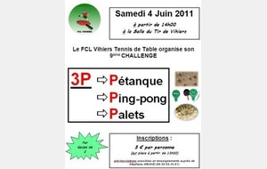 Challenge 3P le samedi 4 juin 2011