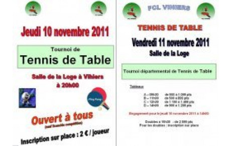 Tournois édition 2011