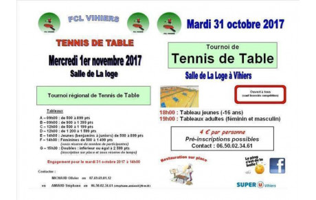 Tournoi édition 2017