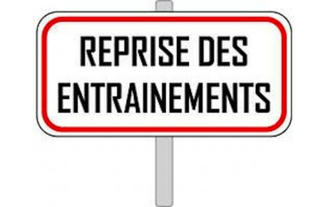 Saison 2020-2021 : reprise des entraînements