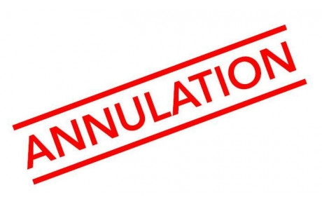 Entraînements adultes annulés pour l'instant